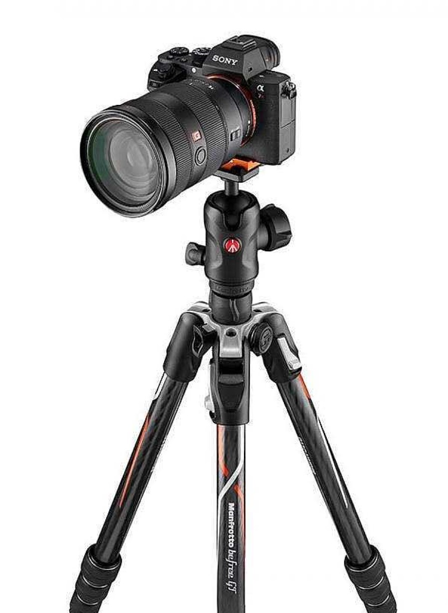 Manfrotto Tripods | Manfrotto Befree Gt Sony Carbon Fiber Travel Tripod Includes 496 Ball Head