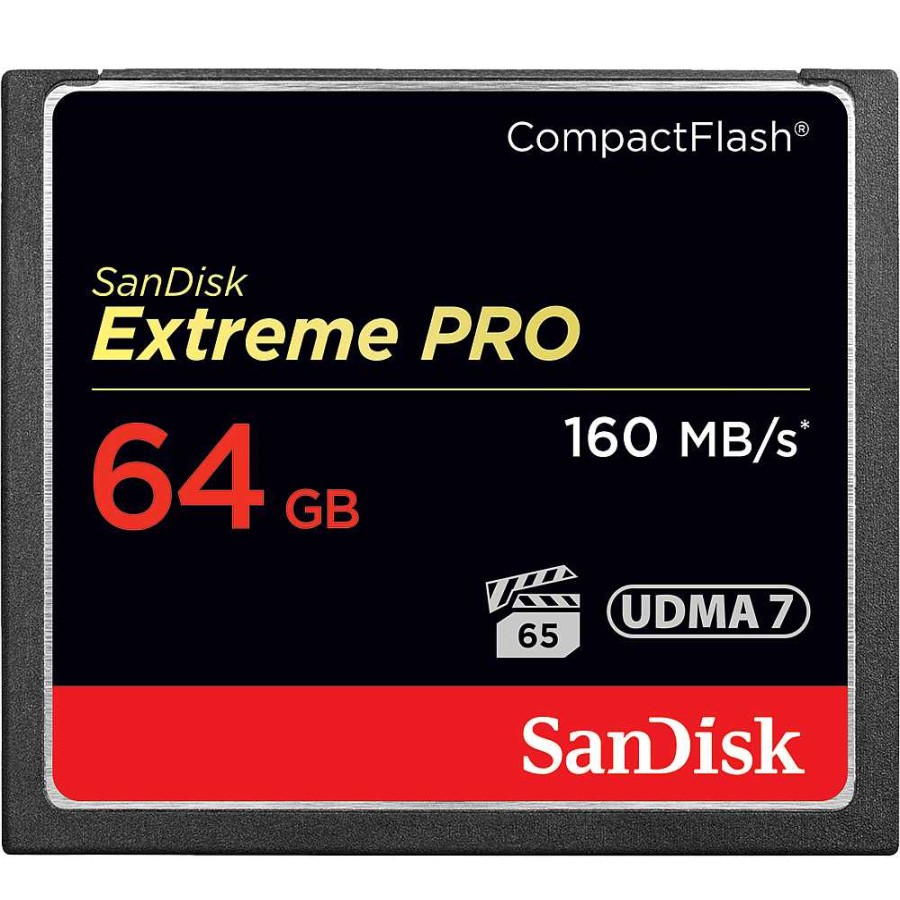 SanDisk Compactflash | Sandisk Extreme Pro Compactflash 160Mb/S - 64Gb Memory Card