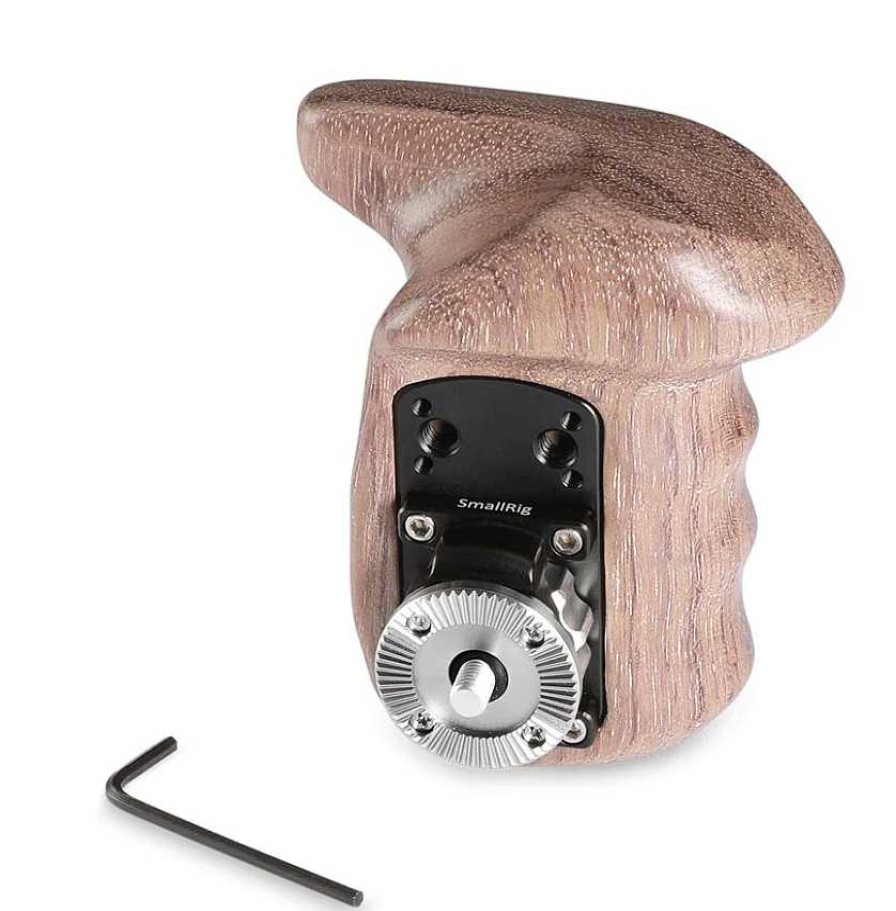 SmallRig Gimbals & Stabilisers | Smallrig Left Side Wooden Grip With Arri Rosette - 1891B