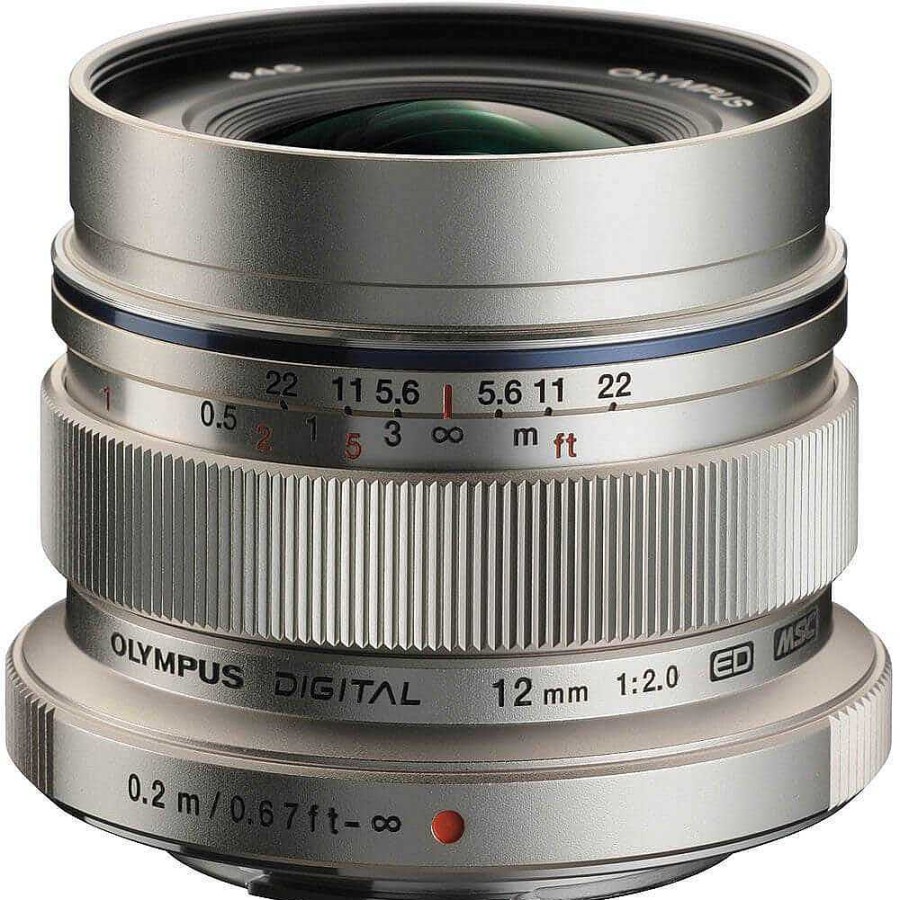 Olympus Prime Lenses | Olympus M.Zuiko 12Mm F/2.0 Silver Wide Angle Lens