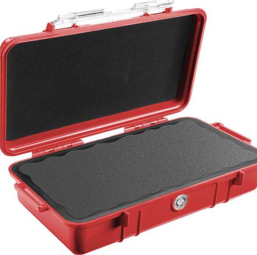 Pelican Hard Cases | Pelican 1010 Micro Case - Red With Black Liner