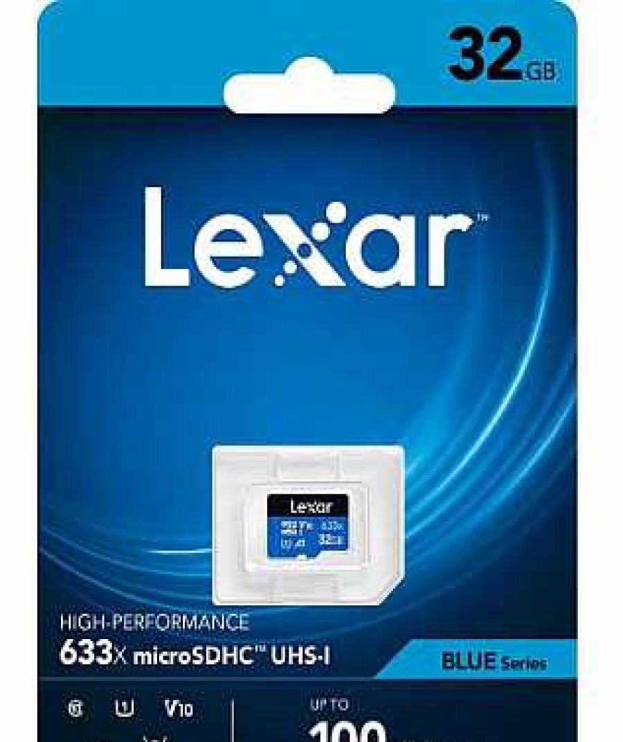 Lexar Microsd | Lexar High-Performance 633X Microsdhc 32Gb 100Mb/S V10 A1 Uhs-I U1 Memory Card