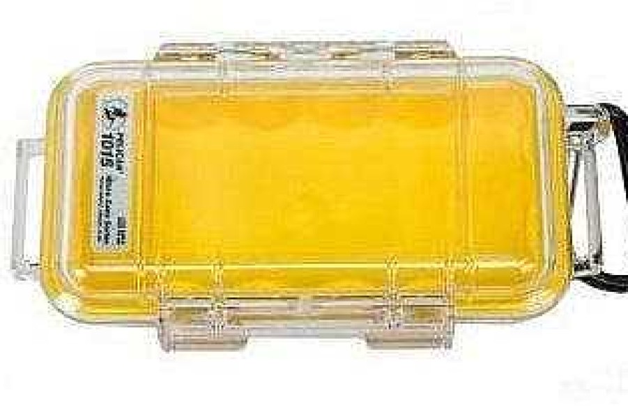 Pelican Hard Cases | Pelican 1015 Micro Clear Case - Yellow With Yellow Liner