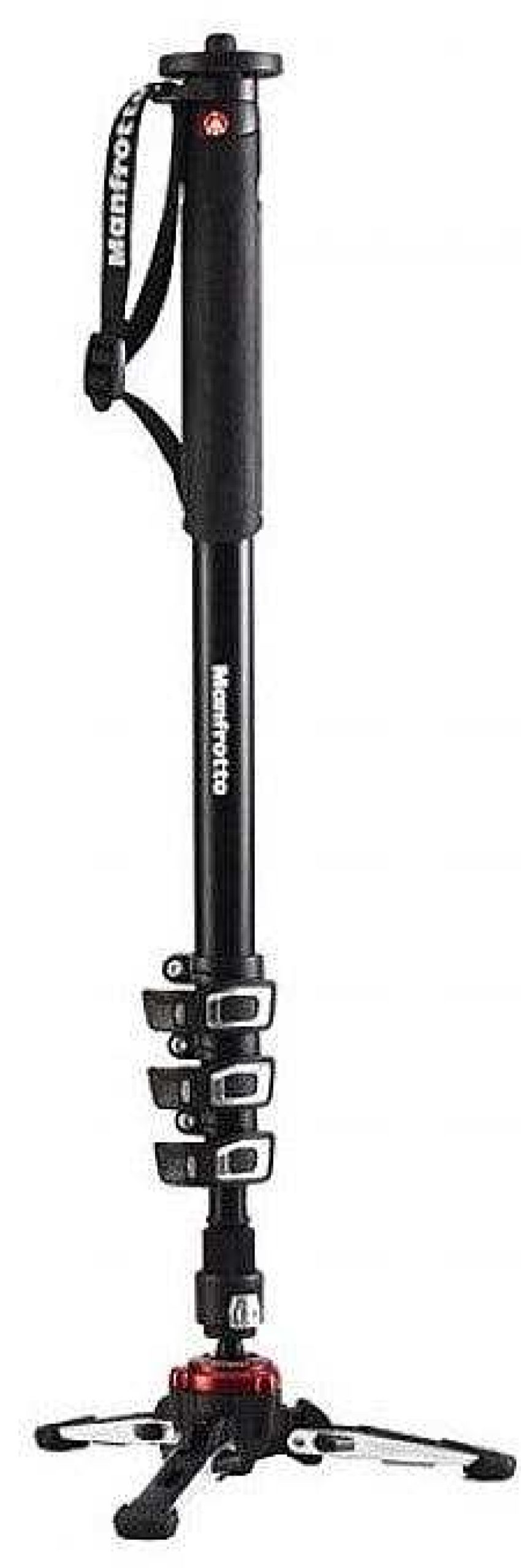 Manfrotto Monopods | Manfrotto Mvmxproa4 4 Section - Xpro Video Monopod With Fluidteck Base