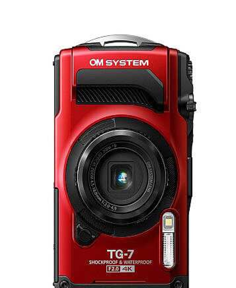 OM System Waterproof/Tough | Om System Tg-7 Red Digital Compact Camera