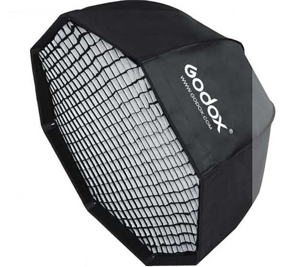 GoDox Flash Accessories | Godox Umbrella Octa Softbox 120Cm With Grid S-Type Mount