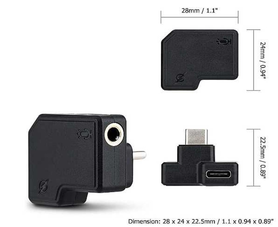 DJI Innovations Drones | Dji Osmo Action 3.5Mm Audio Adapter