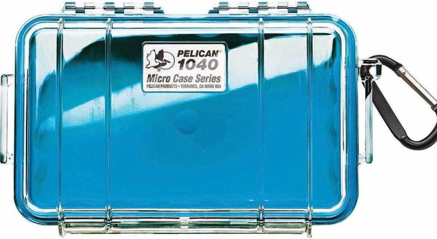 Pelican Hard Cases | Pelican 1040 Micro Clear Case - Blue With Blue Liner