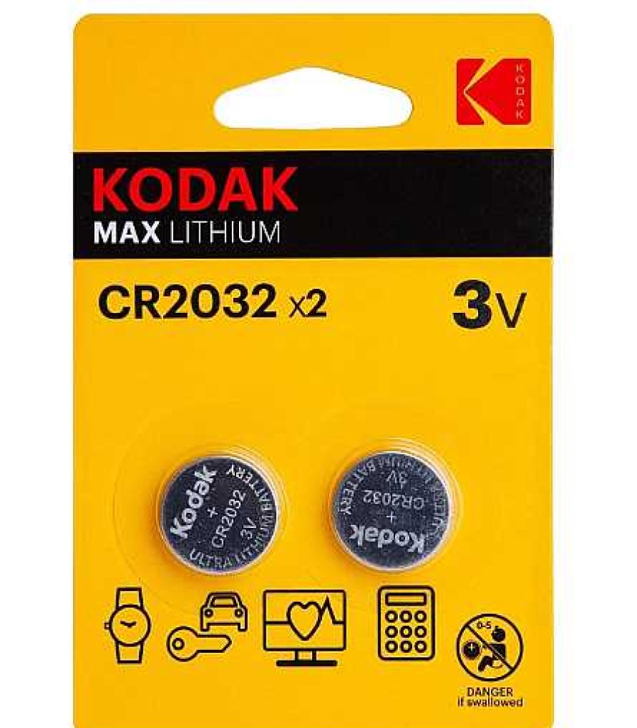 Kodak Batteries | Kodak Max Cr2032 3V Lithium Battery - 2 Pack