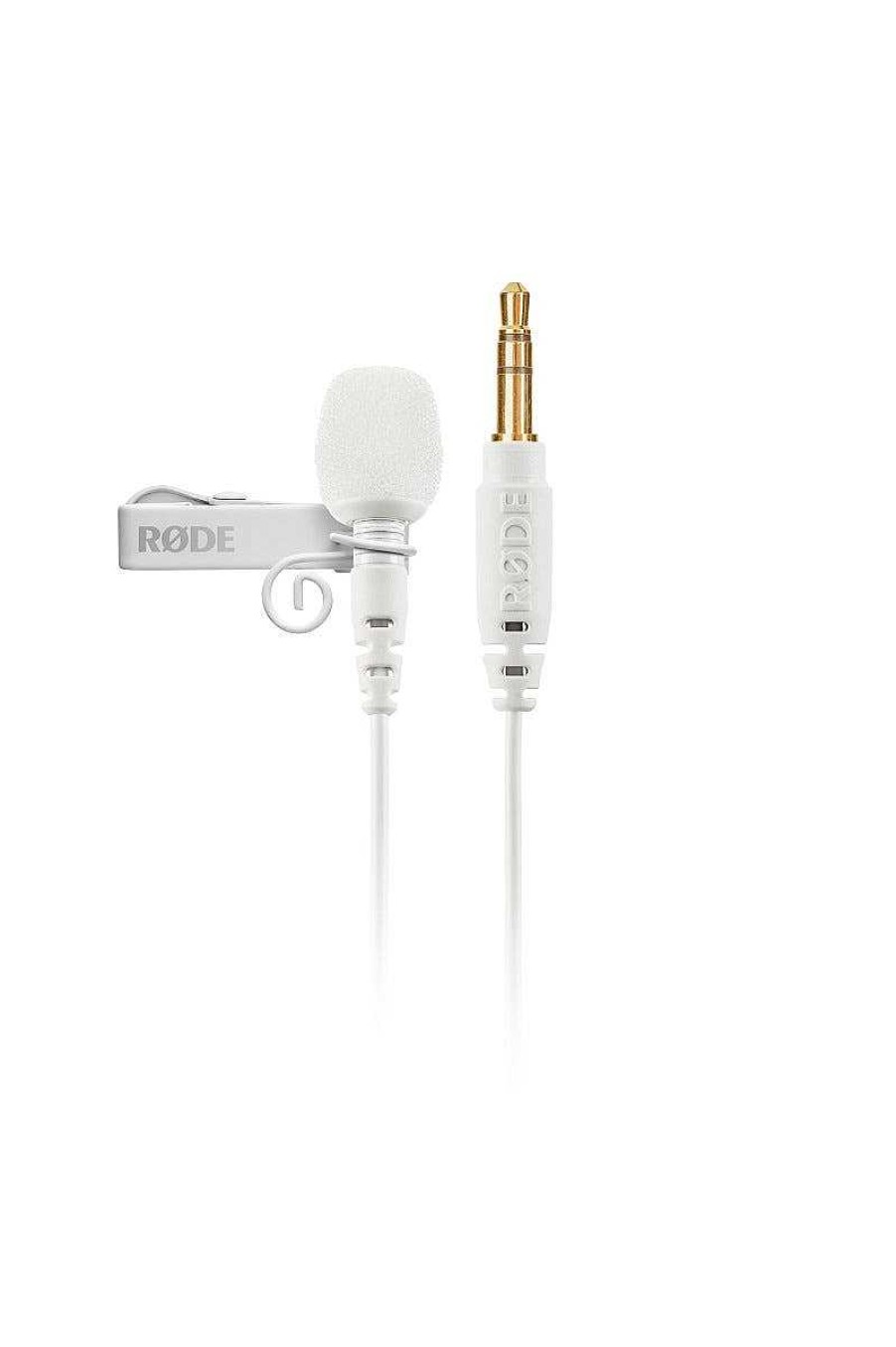 Rode All Microphones | Rode Lavalier Go - White Broadcast-Grade Microphone With 3.5Mm Tsr Jack