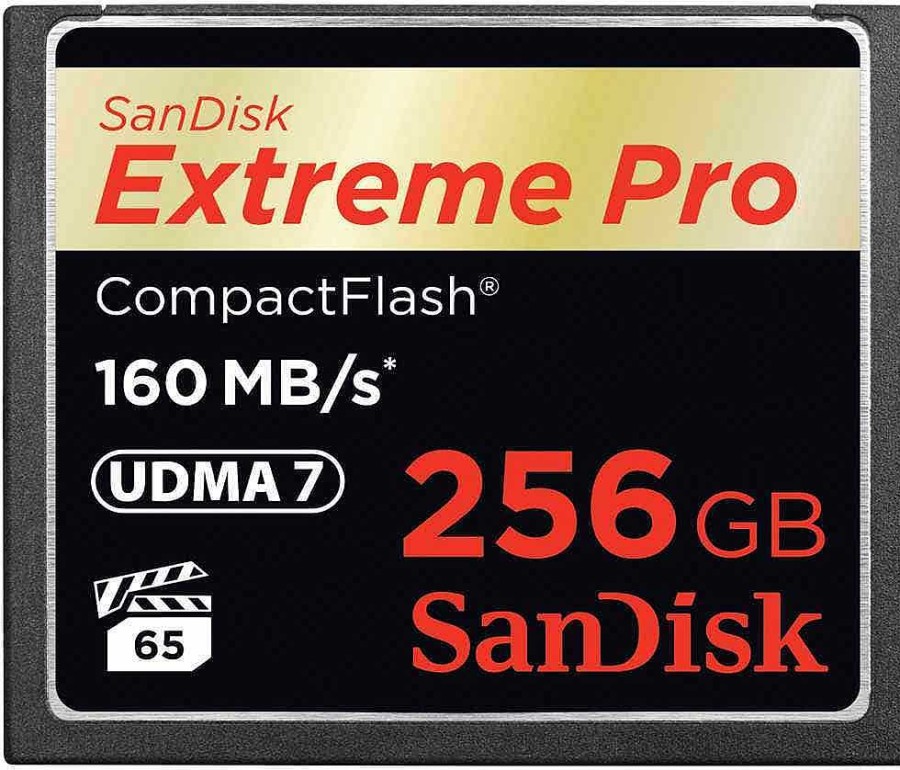 SanDisk Compactflash | Sandisk Extreme Pro Compactflash 160Mb/S - 256Gb Memory Card