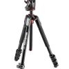 Manfrotto Tripods | Manfrotto Mk190Xpro4 Ball Head Tripod & Mhxpro-Bhq2 Plate 4 Section Tripod Kit