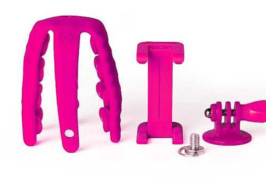 Celly Tripods | Celly Squiddy Flexible Mini Tripod - Pink Inc Smartphone & Gopro Adapter