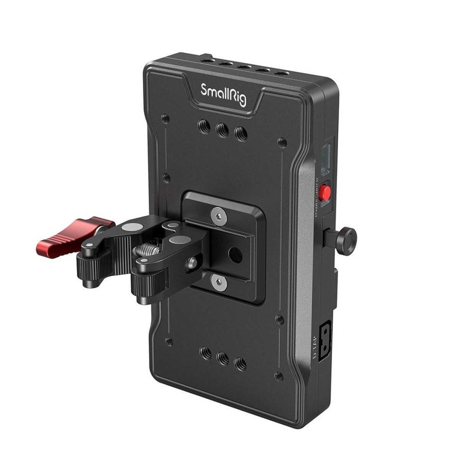 SmallRig Gimbals & Stabilisers | Smallrig V Mount Battery Adapter Plate With Crab-Shaped Clamp - 3202