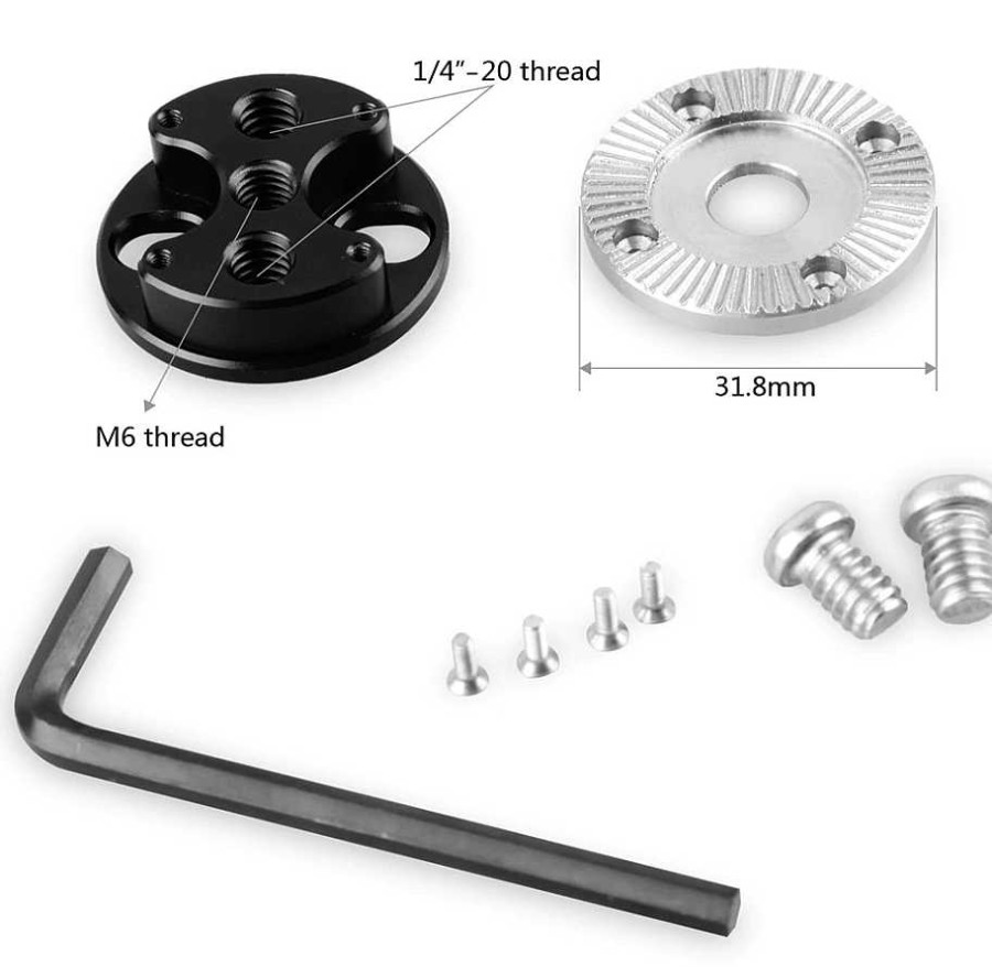 SmallRig Gimbals & Stabilisers | Smallrig Arri Standard Rosette Bolt-On Mount (M6 Thread) - Sap2804