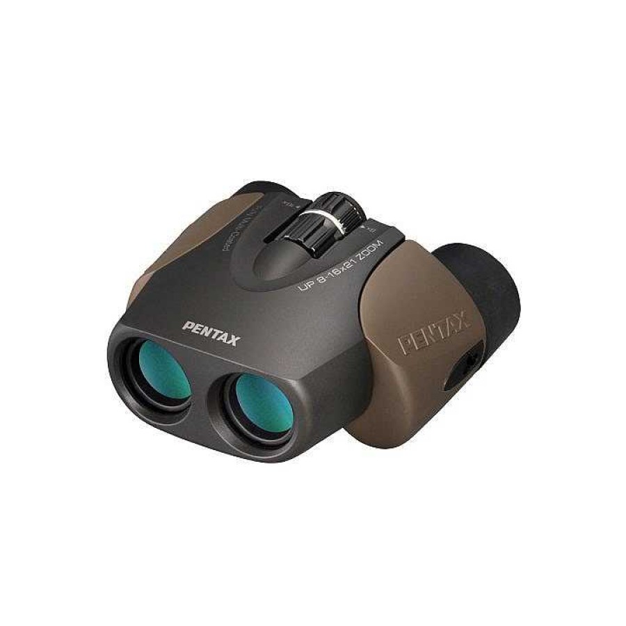 Pentax Binoculars | Pentax Up 8-16X21 Binoculars - Brown