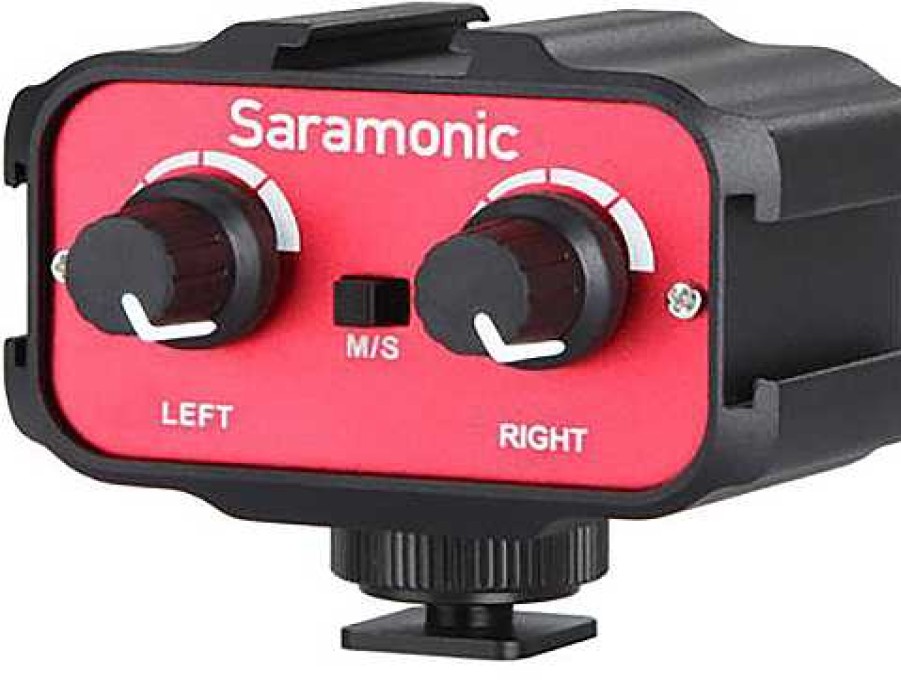 Saramonic All Microphones | Saramonic Sr-Ax100 Passive 2- Channel Audio Adapter For Dslr Cameras