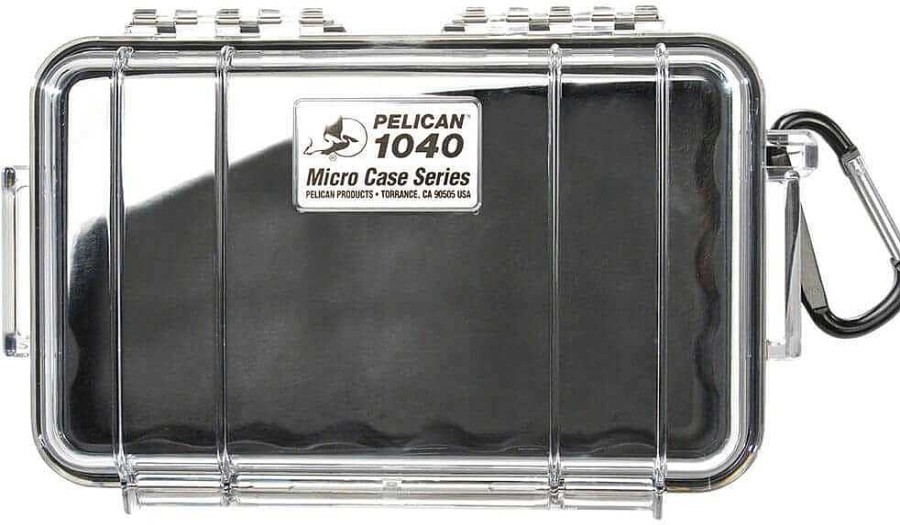 Pelican Hard Cases | Pelican 1040 Micro Clear Case - Black With Black Liner