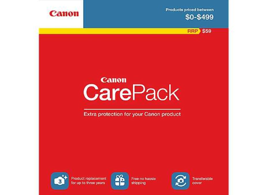 Canon Warranties | Canon Care Pack ($0-$499) Extended Warranty