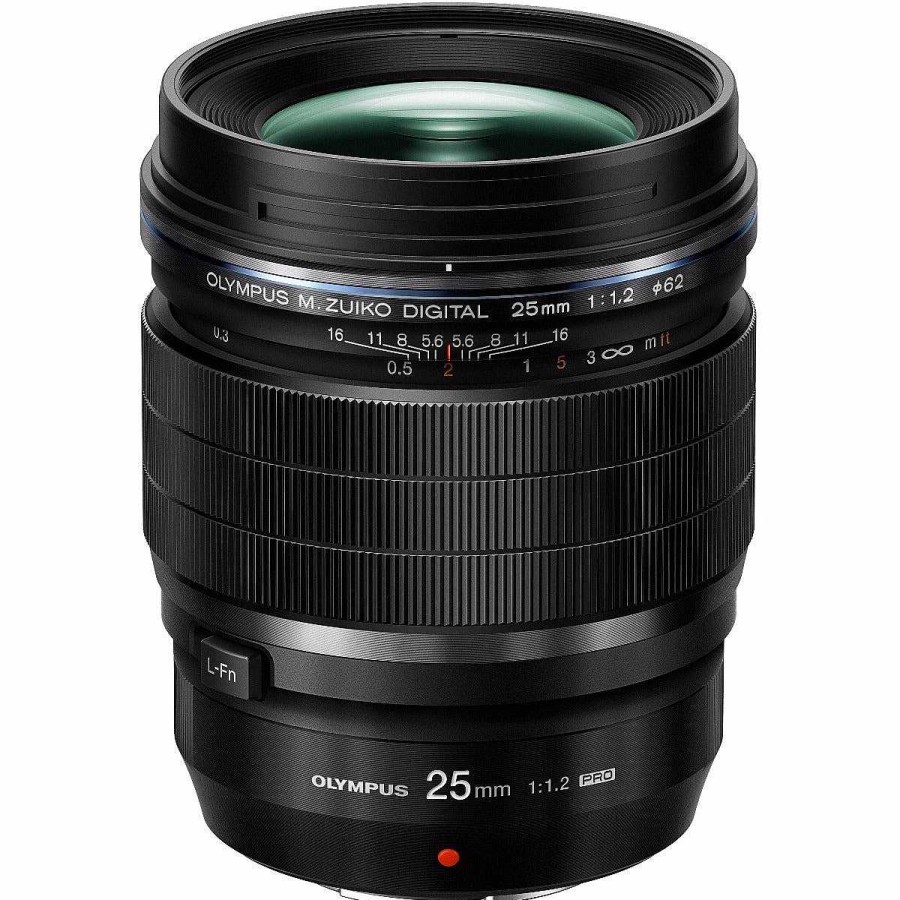 Olympus Prime Lenses | Olympus M.Zuiko Pro 25Mm F/1.2 Black Lens