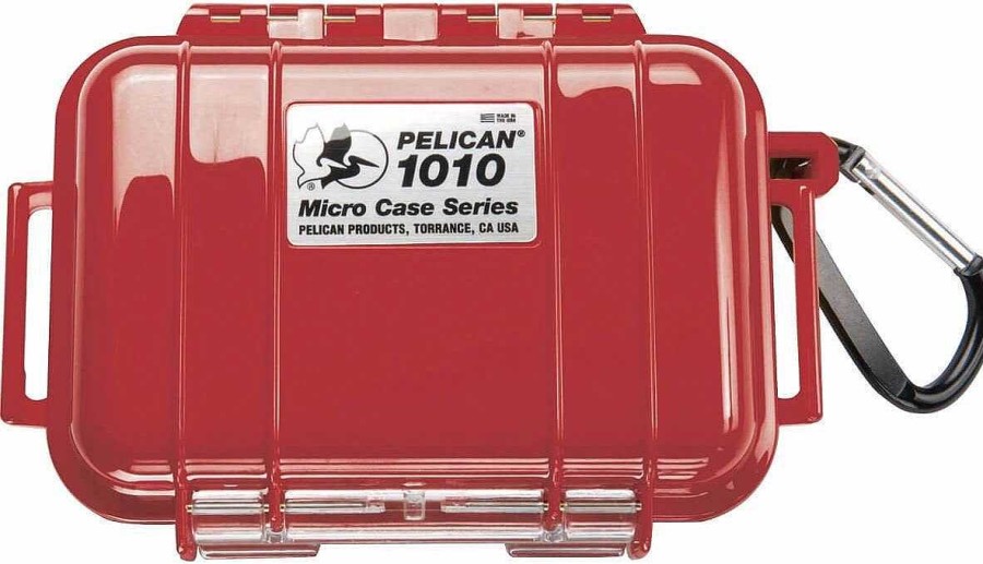 Pelican Hard Cases | Pelican 1010 Micro Case - Red With Black Liner