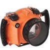 AquaTech Housings | Aquatech Edge Base Sports Housing For Sony A7Iii/A7Siii A7Riii/A7Riv/A9/A9Ii - Orange