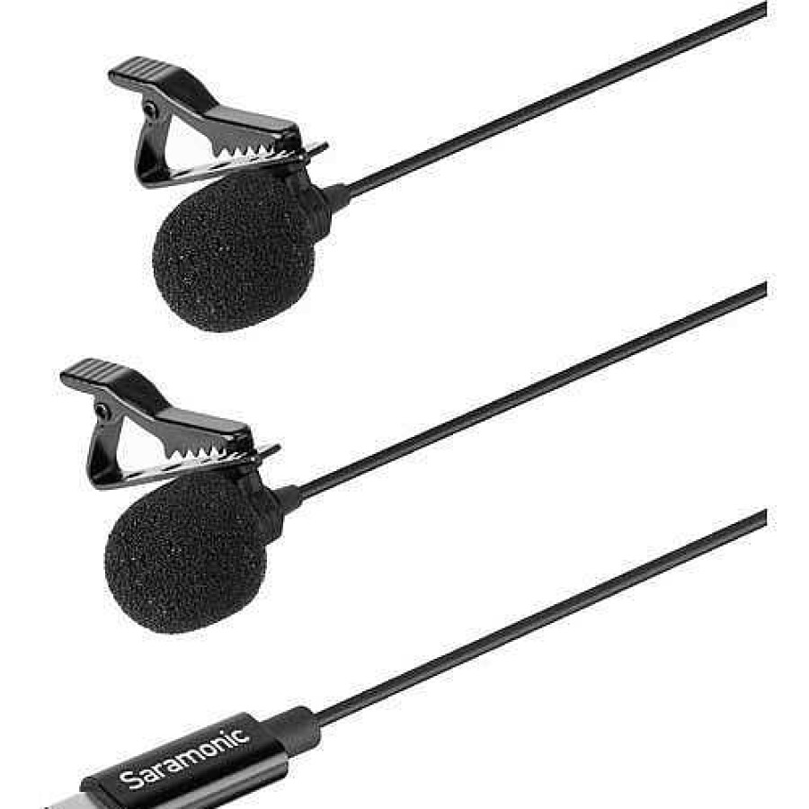 Saramonic All Microphones | Saramonic Lavmicro U3C Dual Lav Microphone With Usb Type-C Connector For Android (19.6')