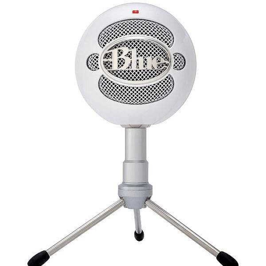 Blue All Microphones | Blue Snowball Ice White Plug & Play Usb Microphone