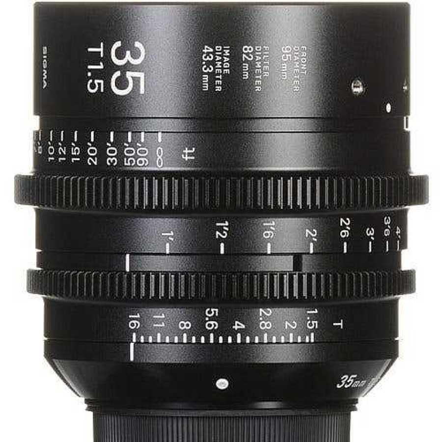 Sigma Cine Lenses | Sigma 35Mm T1.5 Cine Lens - Sony E-Mount