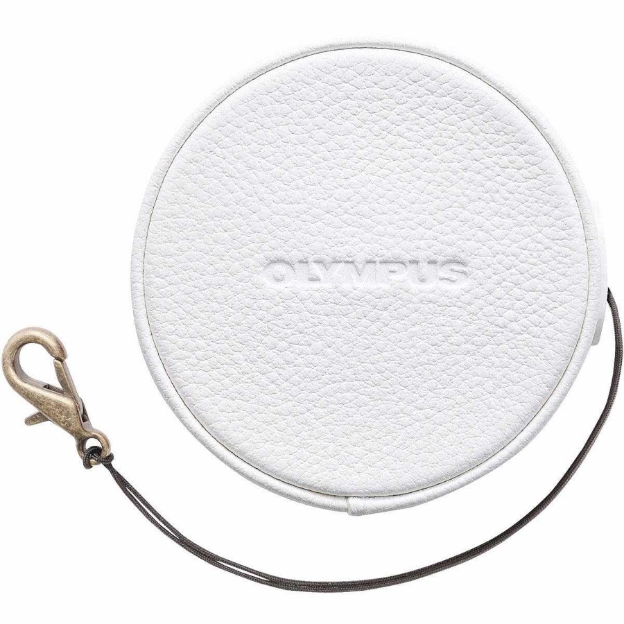 Olympus Lens Caps | Olympus Lc-60.5 Gl White Leather Lens Cap