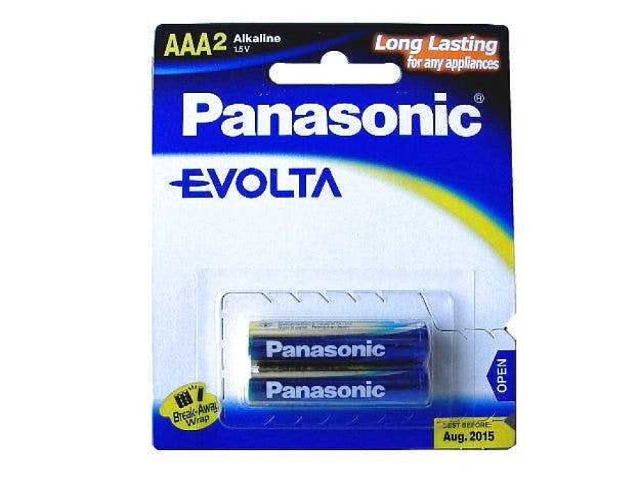 Panasonic Batteries | Panasonic Evolta Aaa 2Pk Premium Alkaline Battery