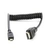 Atomos Cables | Atomos Micro Hdmi 30Cm Coiled - Micro To Full Hdmi 30Cm