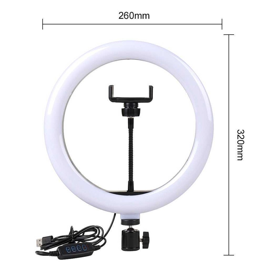 Generic Studio Lighting | Ring Fill Light W/Smart Phone Holder