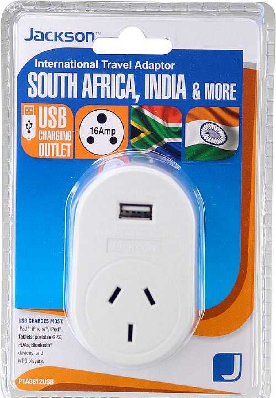 Jackson Battery Adaptors | Jackson Outbound Usb Travel Adaptor -Sth Africa