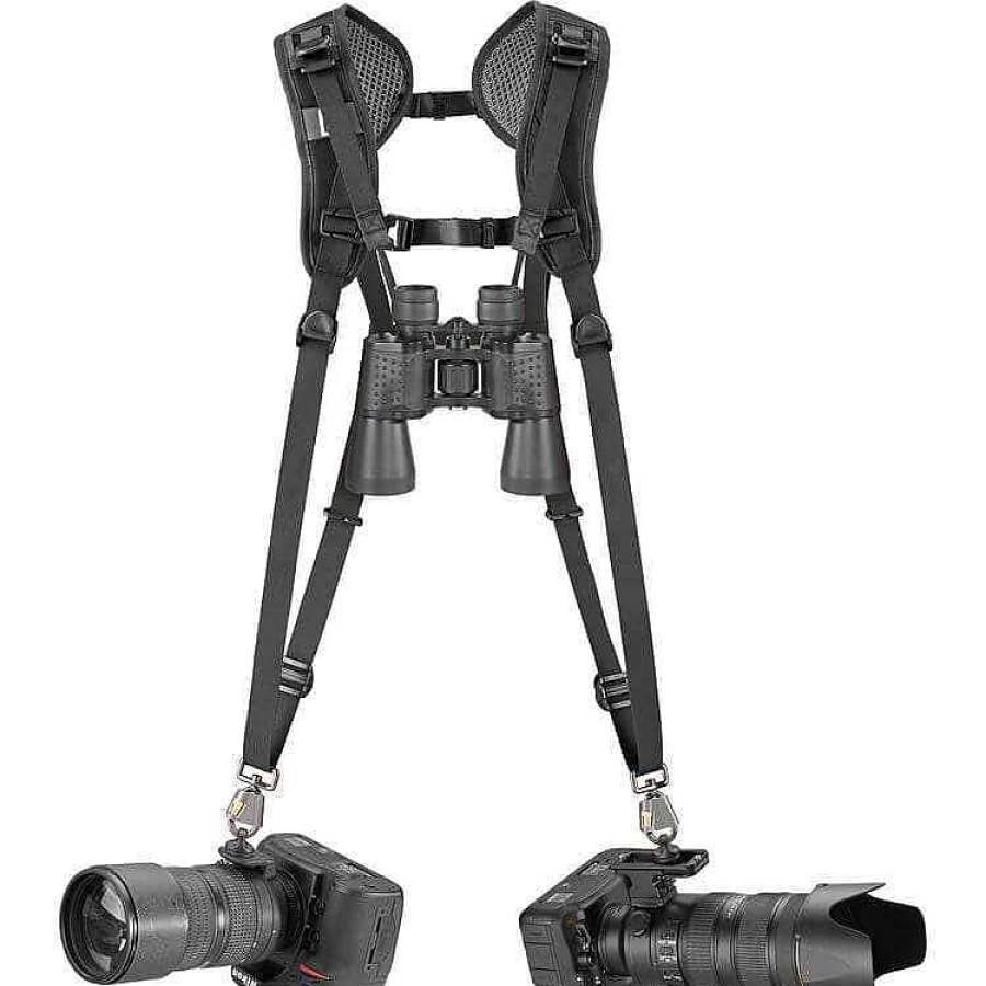 BlackRapid Straps, Slings & Lanyards | Blackrapid Double Breathe Harness Camera Strap