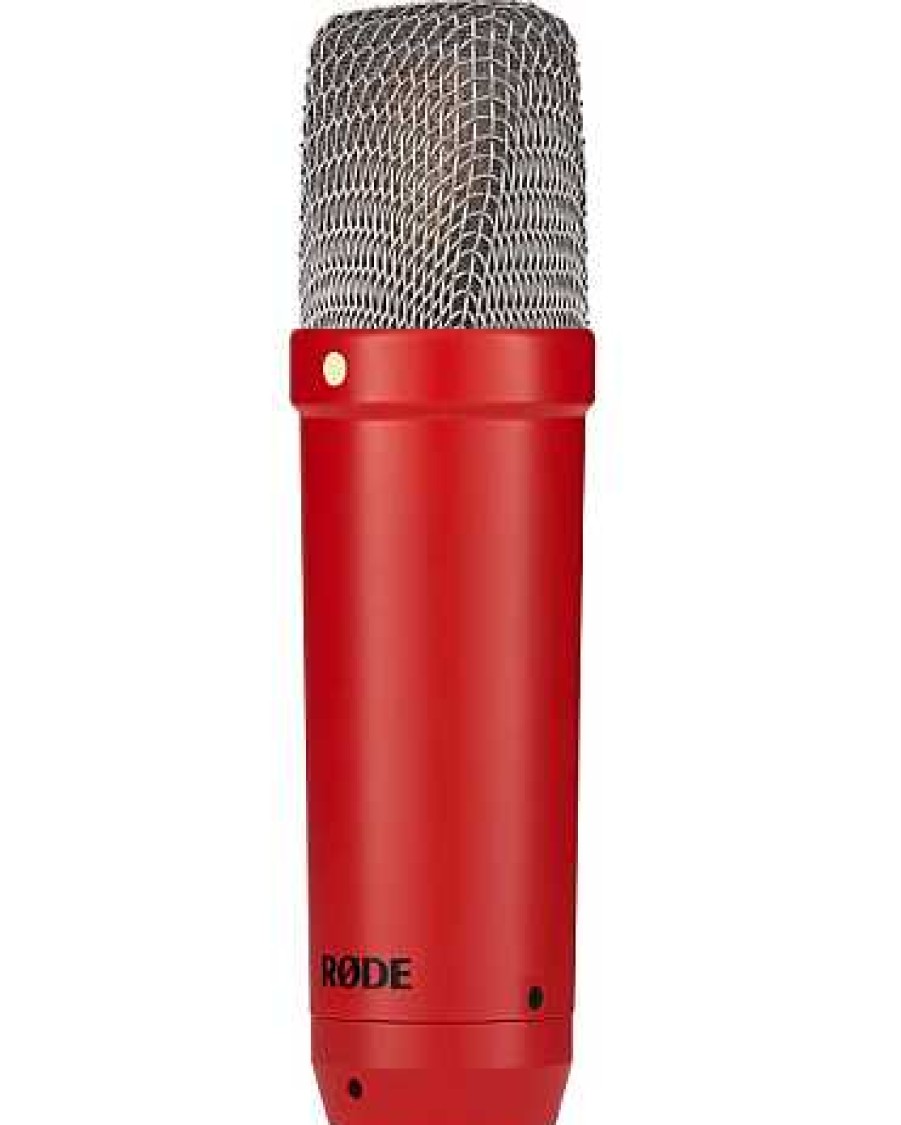 Rode All Microphones | Nt1 Signature Red Large-Diaphragm Cardioid Conde Nser Mic With Hf6 1