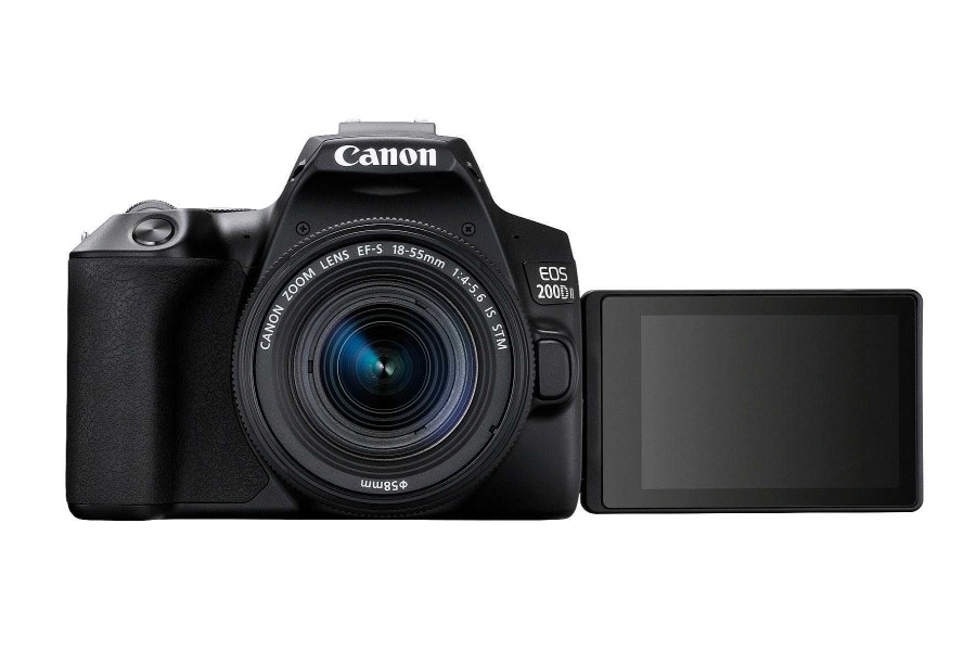 Canon Crop Sensor/Aps-C | Canon Eos 200D Mark Ii W/Efs 18-55Mm F/4-5.6Is Stm,55-250Mm F/4-5.6Is Stm Lens Dslr Camera