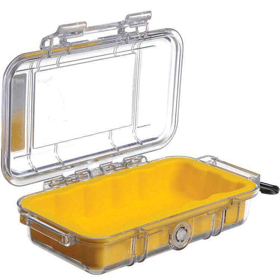 Pelican Hard Cases | Pelican 1015 Micro Clear Case - Yellow With Yellow Liner