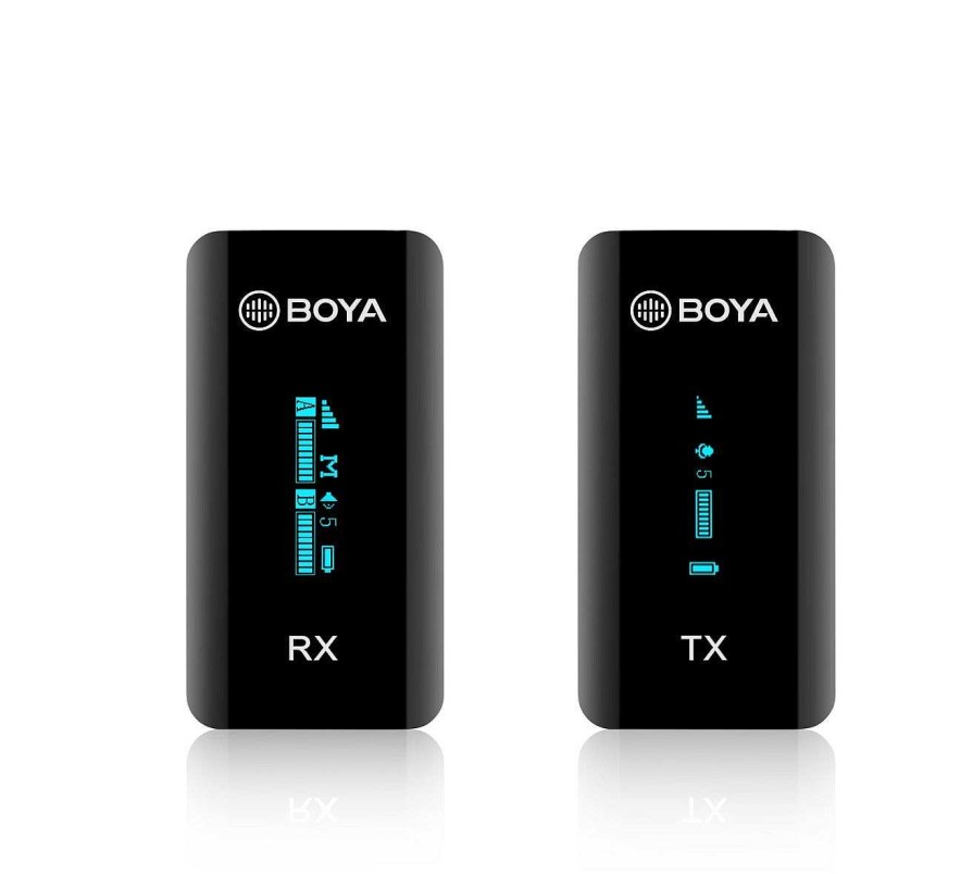 Boya All Microphones | Boya By-Xm6-S1 Ultra Compact 2.4Ghz Wireless Microphone (1Xrx & 1Xtx)