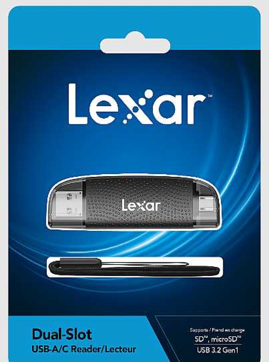 Lexar Readers & Adaptors | Lexar Dual-Slot Usb-A/C Reader Sd / Microsd Usb 3.2 Gen