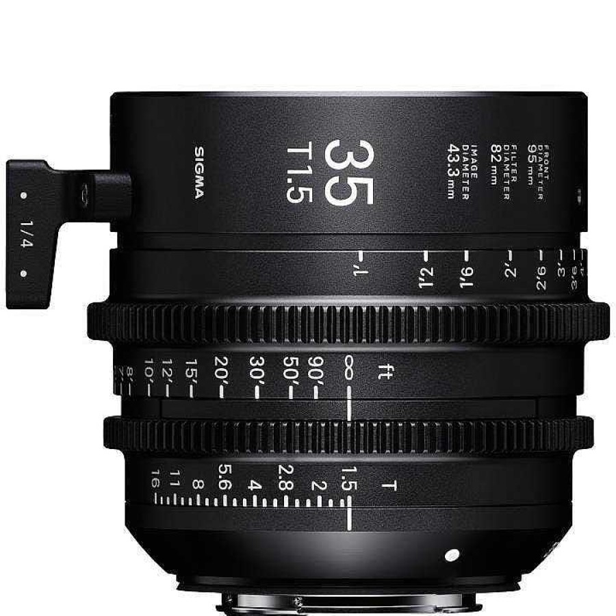 Sigma Cine Lenses | Sigma 35Mm T1.5 Cine Lens - Canon Ef Fully Luminous Feet