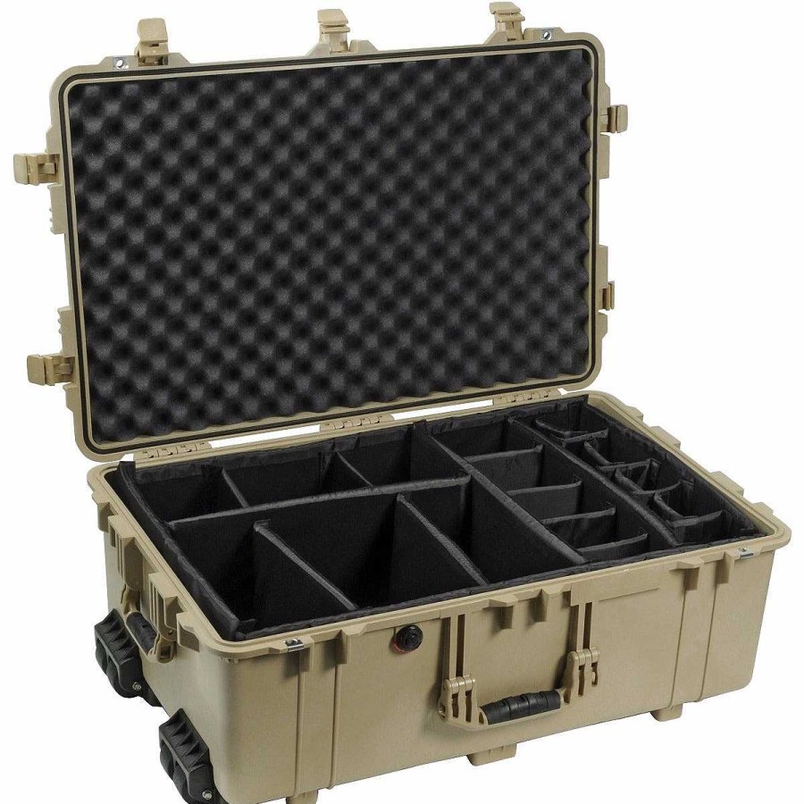 Pelican Hard Cases | Pelican 1650 Desert Tan Case With Padded Dividers