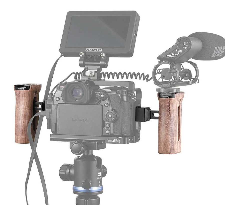 SmallRig Gimbals & Stabilisers | Smallrig Wooden Nato Side Handle - 2187B