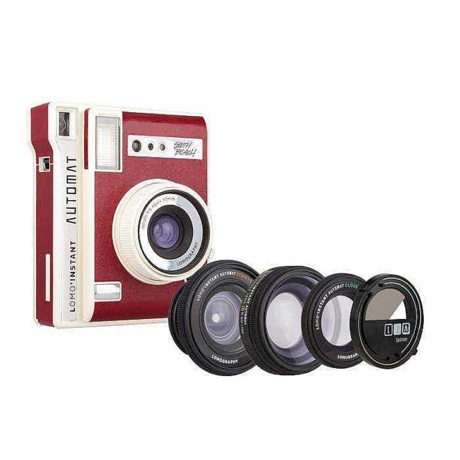 Lomography Instant | Lomography Lomo'Instant Automat Camera, 3 Lenses & Splitzer - South Beach