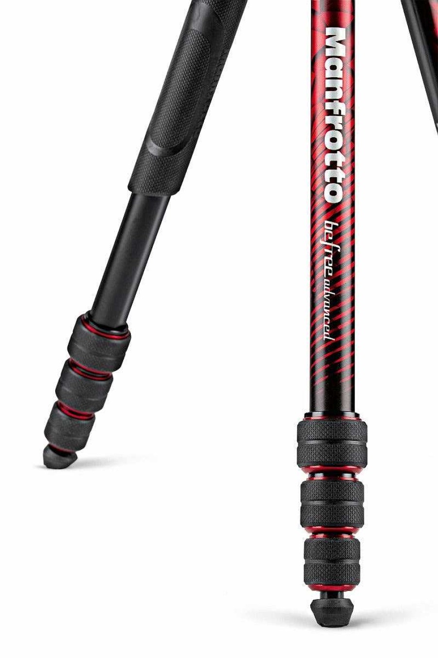 Manfrotto Tripods | Manfrotto Befree Advanced Travel - Twist Lock Red Tripod Includes 494 Ball Head & Bag