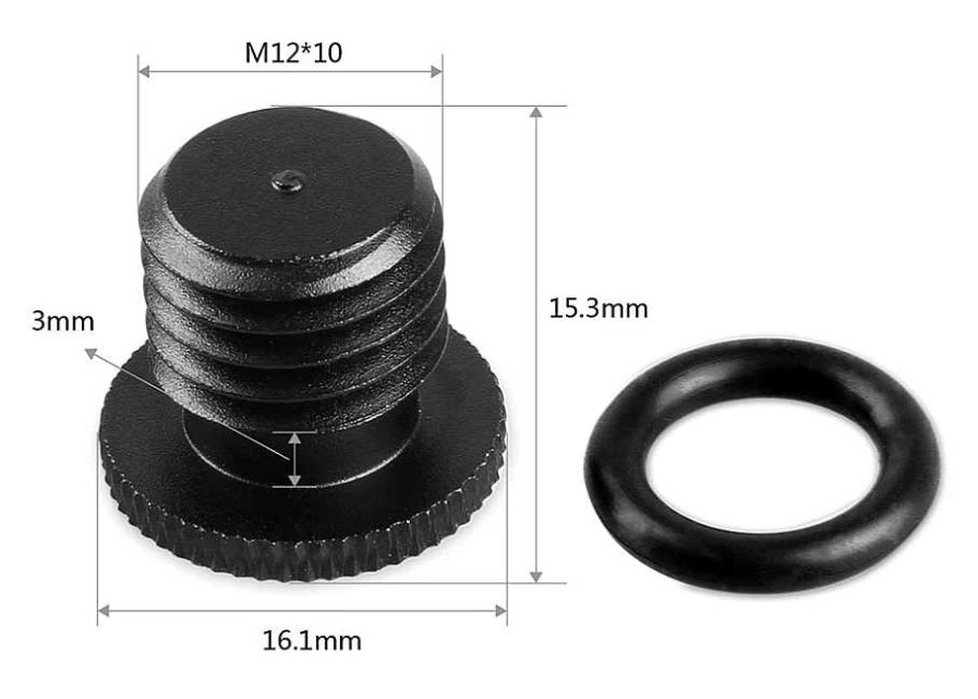 SmallRig Gimbals & Stabilisers | Smallrig 15Mm Rod Cap (M12, 4Pcs) - 1617