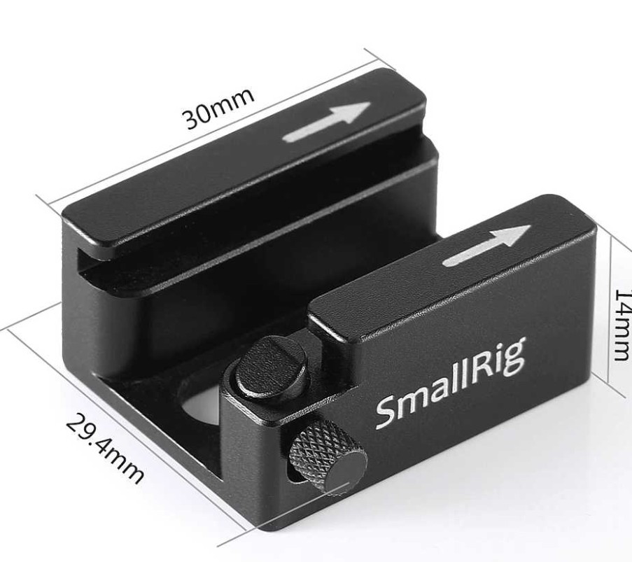 SmallRig Gimbals & Stabilisers | Smallrig Cold Shoe Mount Adapter With Anti-Off Button - Buc2260B