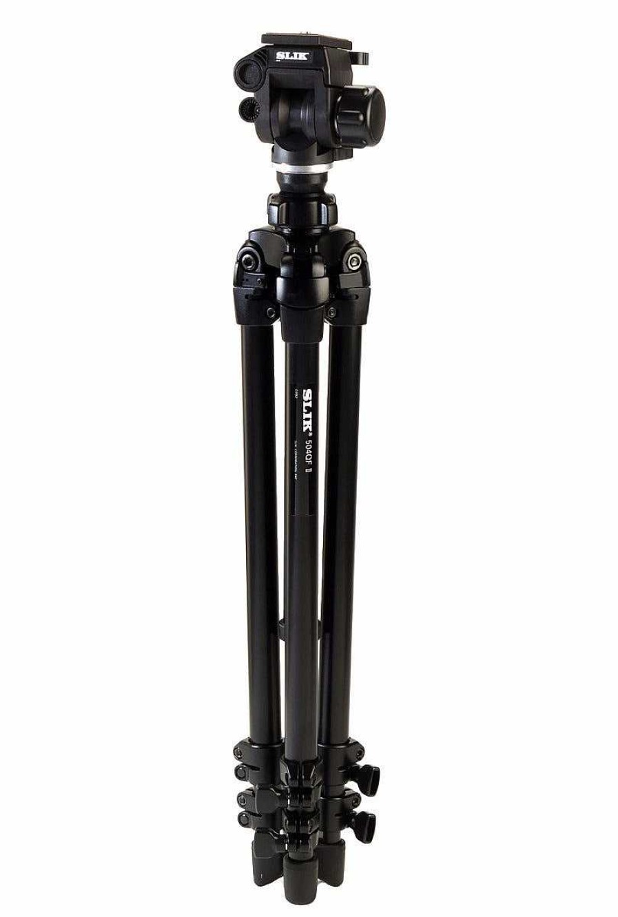 Slik Tripods | Slik 504Qf Ii Video Tripod Kit With 2-Way Fluid Head