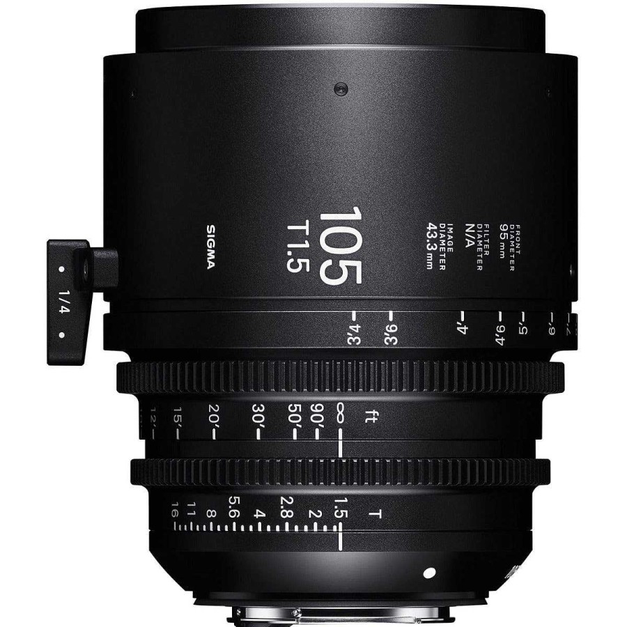 Sigma Cine Lenses | Sigma 105Mm T1.5 Cine Lens - Canon Ef