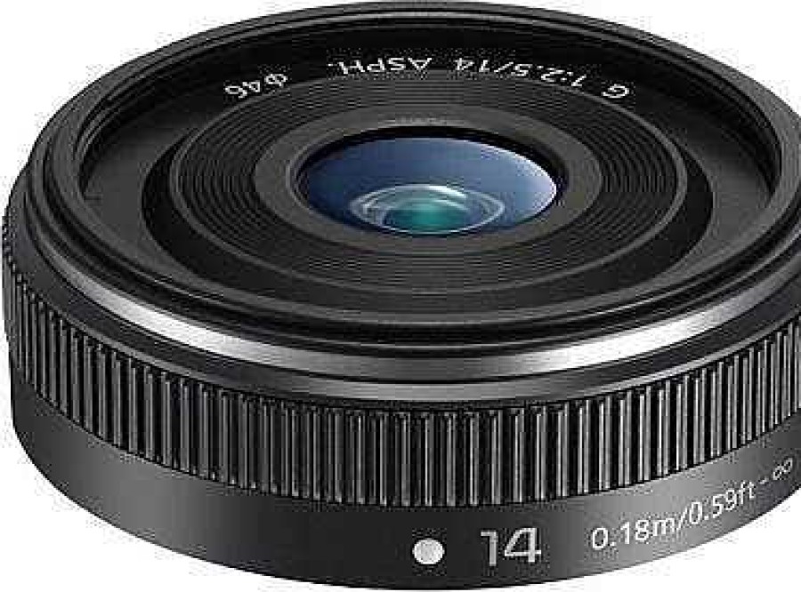 Panasonic Prime Lenses | Panasonic Lumix G 14Mm F2.5 Asph Ii - Black Lens